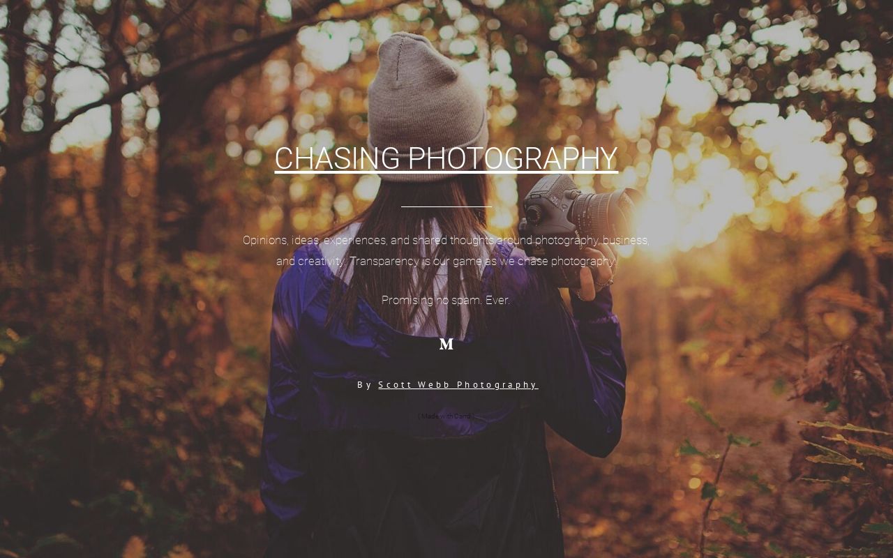 Carrd profile picture for @photography